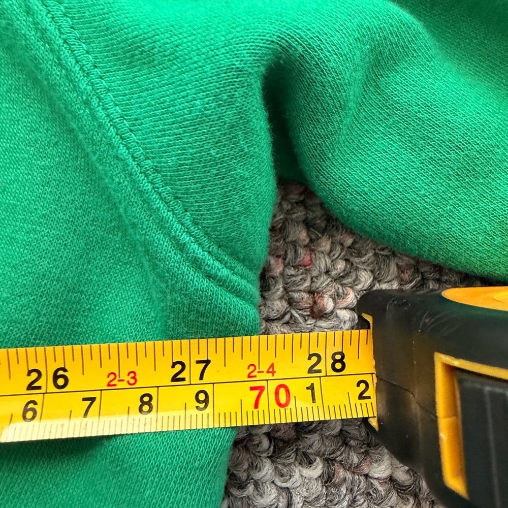 Nike Vibrant Green Cropped Baggy Oversized fit pullover half button XXL Women's - Picture 5 of 11